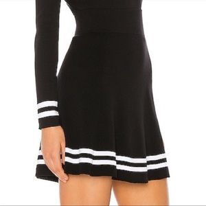 REVOLVE/ADAM SELMAN NYLON KICKY SKIRT - NWT